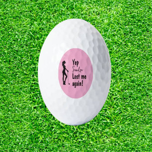 Balles De Golf Monogram My Happy Thème Dame Balls de golf