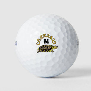 Balles De Golf Monogramme coloré de tortue coulissantes Cumberlan