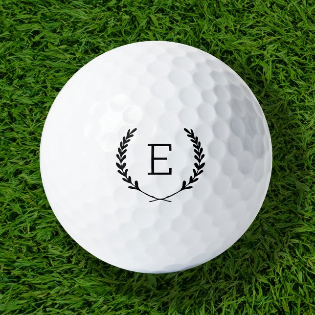 Balles De Golf Monogramme de Laurel Crest (Créateur téléchargé)