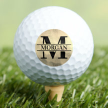 Monogramme de nom en or classique