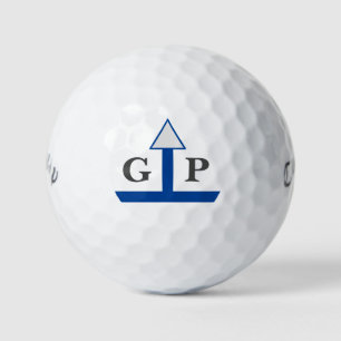 BALLES DE GOLF MONOGRAMME DU GUIDE D'ATMOSPHÈRE DU GRAND HITTER