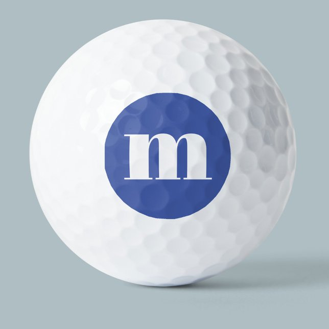 Balles De Golf Monogramme moderne initial (Créateur téléchargé)