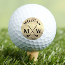 Monogramme Or Élégant Personnalisé