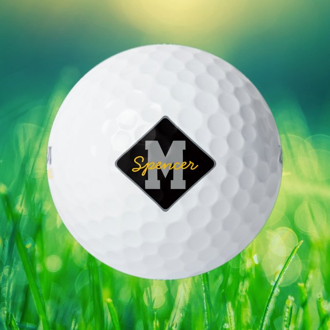 Balles De Golf monogramme personnalisé (Créateur téléchargé)