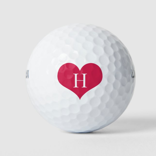 Balles De Golf Monogramme personnalisé (Devant)