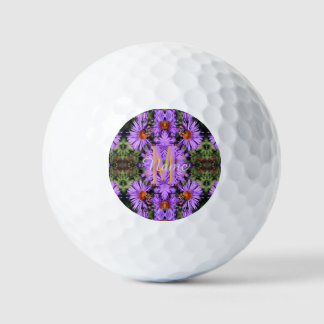 Balles De Golf Monogramme personnalisé initiale nom abeille à mie