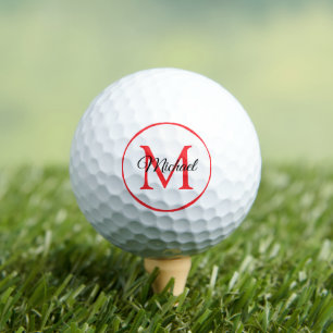 Balles De Golf Monogramme populaire personnalisé Lettre initiale 