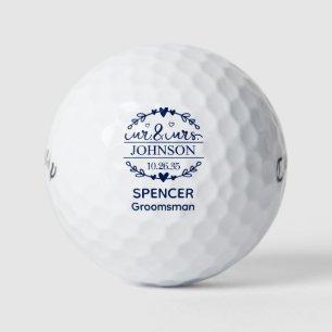 Balles De Golf Monsieur & Madame Garçon d'honneur