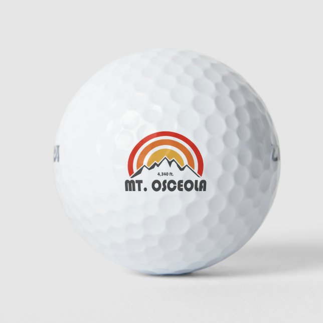 Balles De Golf Mont Osceola New Hampshire (Devant)