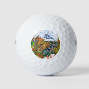 Balles De Golf Montagne effrayée
