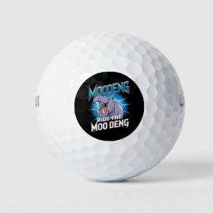 Balles De Golf MOO DENG Hippo Ride Le MOO DENG