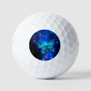 Balles De Golf Morpho Butterfly in the Dark Background