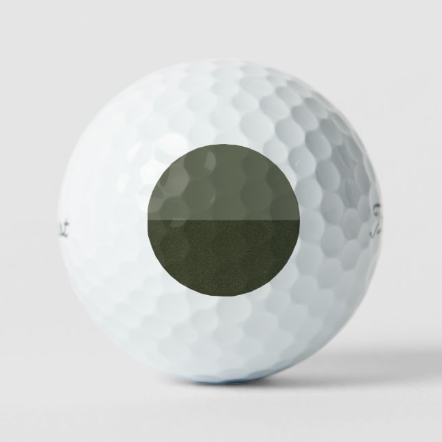 Balles De Golf Moss Green Golf Ball - Texture Design moderne (Recto)