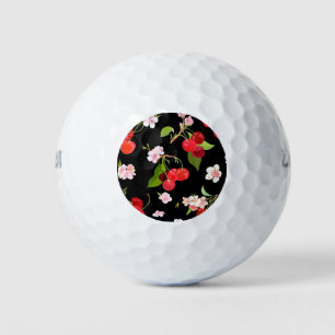 Balles De Golf Motif Cerise 2