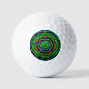 Balles De Golf Motif mosaïque Abstrait #10