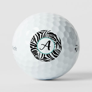 Balles De Golf Motif Zèbre