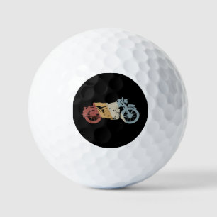 Balles De Golf Moto style rétro Vintage