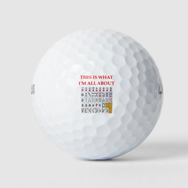 BALLES DE GOLF MSHJONG (Devant)