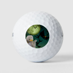 Balles De Golf Mummy, Chauve-souris & Lune Halloween