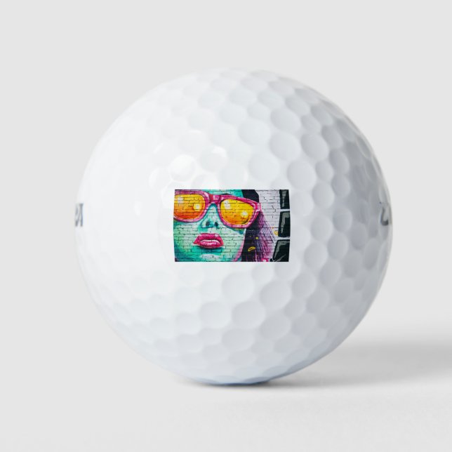 Balles De Golf mur de graffitis (Devant)