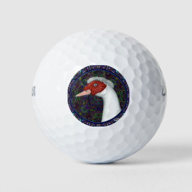 Balles De Golf Muscovy Duck Head (Devant)