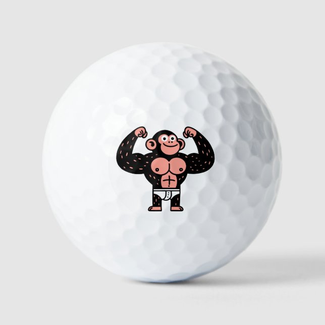 Balles De Golf Musculaire (Recto)