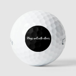 Balles De Golf Musicien Golfeur Drôle Golf Joue Bien Avec Les Aut