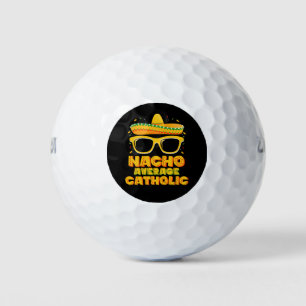 Balles De Golf Nacho Moyenne Église Catholique Cinco De Mayo