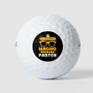 Balles De Golf Nacho Moyenne Pastor Cinco de Mayo