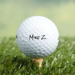 Balles De Golf Name. Marque. Marque signature