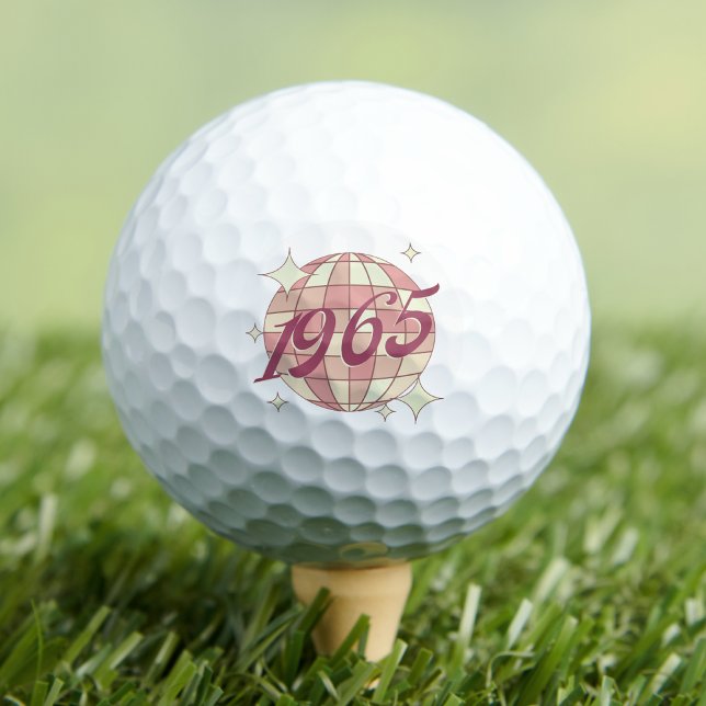 Balles De Golf Né en 1965 60e anniversaire golfing cadeau (Créateur téléchargé)