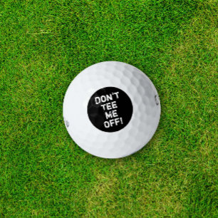 Balles De Golf Ne m'enlève pas ! Typographie de l'Humour de golf