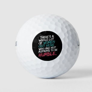 Balles De Golf Ne pas aspirer à être humble Kamala Harris féminis