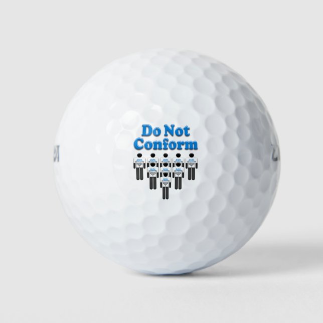 Balles De Golf Ne pas confirmer (Devant)
