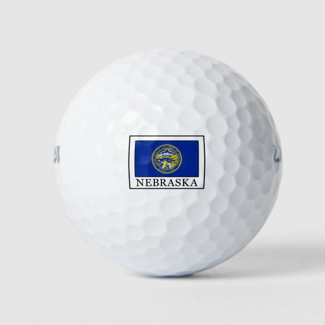 Balles De Golf Nebraska (Devant)