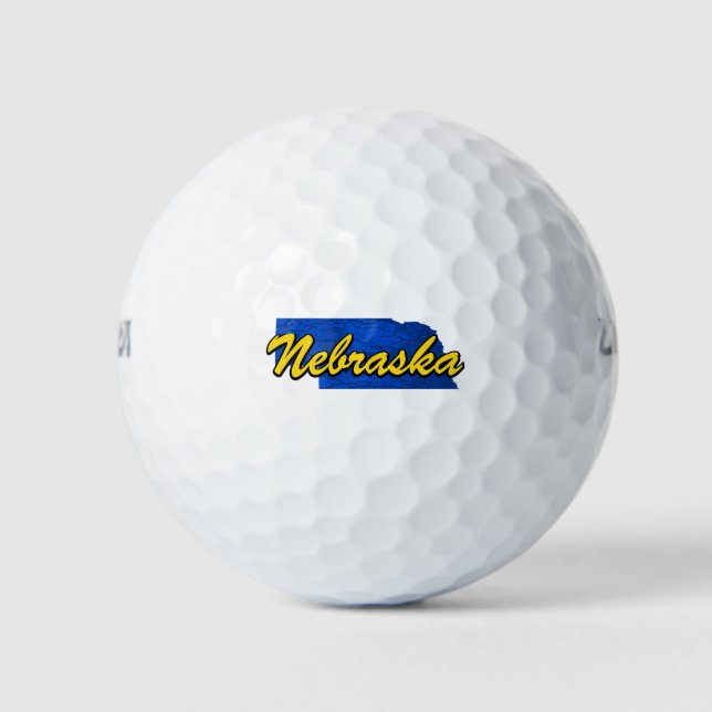 Balles De Golf Nebraska (Devant)