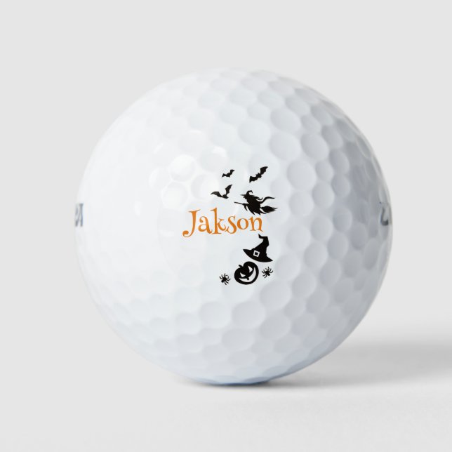 Balles De Golf Nom d'Halloween migre (Devant)