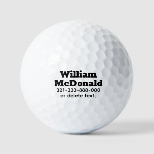 Balles De Golf Nom personnalisé Golf Balls Modèle BOLD 22