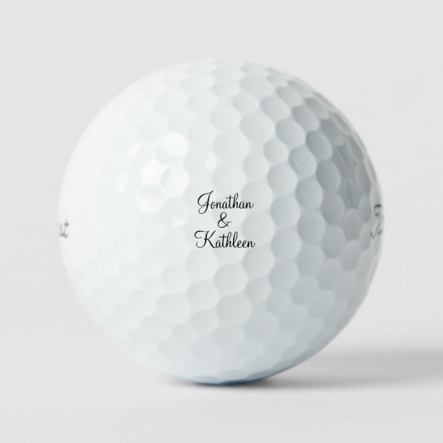 Balles De Golf Noms personnalisés personnalisés personnalisés - T (Recto)