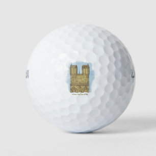 Balles De Golf Notre-dame-aquarelle_02
