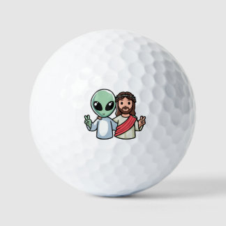 Balles De Golf Nous venons en paix