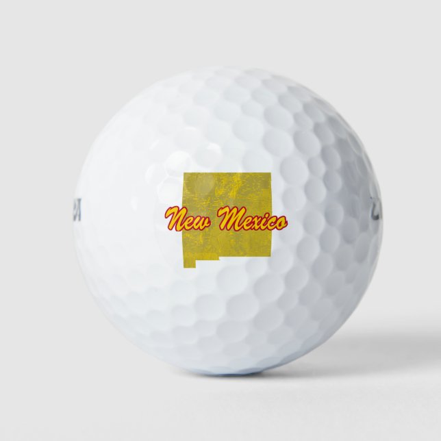 Balles De Golf Nouveau-Mexique (Devant)