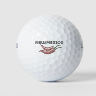 Balles De Golf Nouveau-Mexique Chili Peppers
