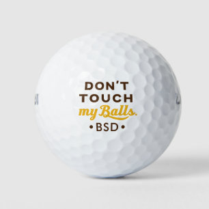 Balles De Golf Novelty Drôle Guy's Golf Ball Initials Ne Touchez 