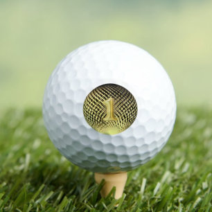 Balles De Golf Numéro un Champion médaille d'or Balls de golf