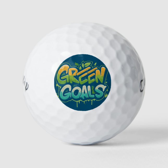 Balles De Golf Objectifs verts (Devant)