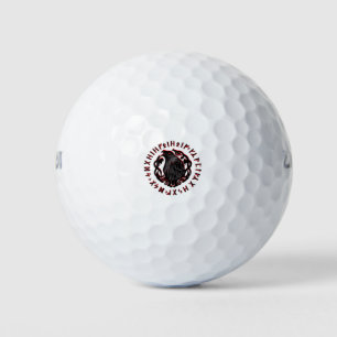 Balles De Golf Odin Ravens Huginn & Muninn VEGVISIR
