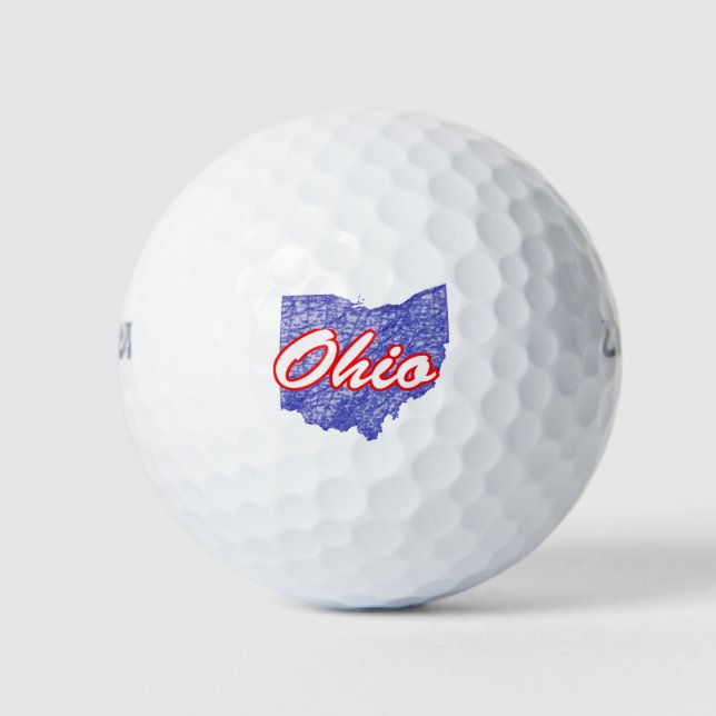Balles De Golf Ohio (Devant)