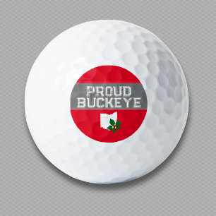 Balles De Golf Ohio Buckeye Fière