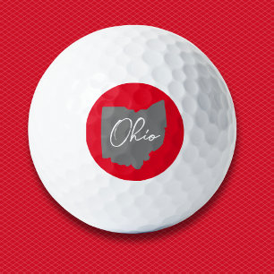Balles De Golf Ohio Buckeye Fière